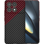 Techsuit - Carbonite FiberShell - Xiaomi Poco F6 Pro - Red Vortex