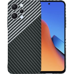 Techsuit - Carbonite FiberShell - Xiaomi Redmi 12 4G / 12 5G - Stealth Gray