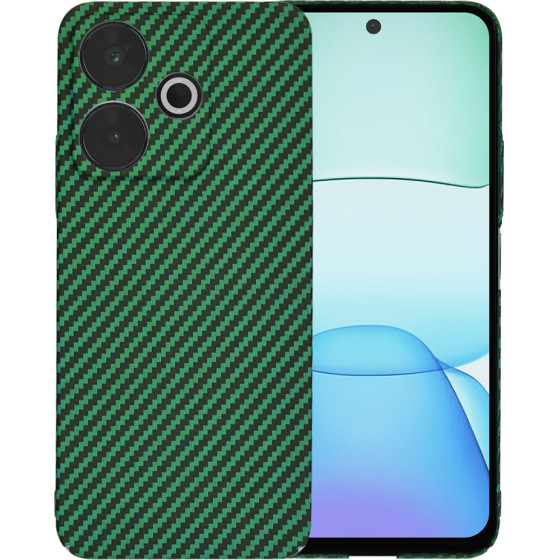 Techsuit - Carbonite FiberShell - Xiaomi Redmi 13 / Poco M6 4G - Green