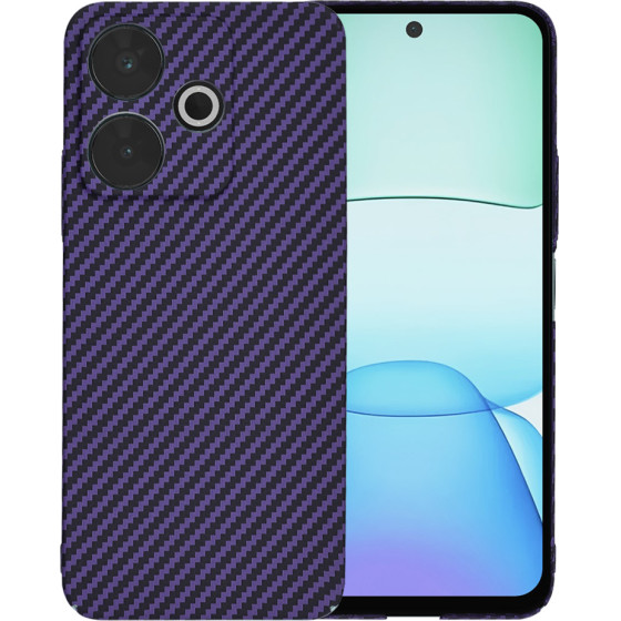 Techsuit - Carbonite FiberShell - Xiaomi Redmi 13 / Poco M6 4G - Purple