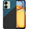 Techsuit - Carbonite FiberShell - Xiaomi Redmi 13C 4G / Redmi 13C 5G / Poco C65 - Blue Pulse