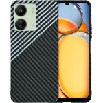 Techsuit - Carbonite FiberShell - Xiaomi Redmi 13C 4G / Redmi 13C 5G / Poco C65 - Stealth Gray