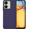 Techsuit - Carbonite FiberShell - Xiaomi Redmi 13C 4G / Redmi 13C 5G / Poco C65 - Purple