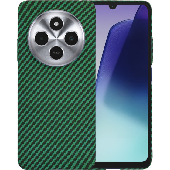 Techsuit - Carbonite FiberShell - Xiaomi Redmi 14C / Poco C75 - Green