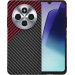 Techsuit - Carbonite FiberShell - Xiaomi Redmi 14C / Poco C75 - Red Vortex
