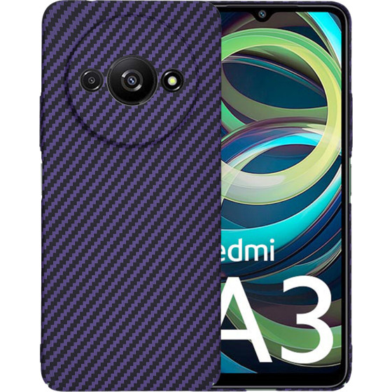 Techsuit - Carbonite FiberShell - Xiaomi Redmi A3 / Redmi A3x - Purple