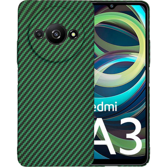Techsuit - Carbonite FiberShell - Xiaomi Redmi A3 / Redmi A3x - Green
