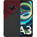 Techsuit - Carbonite FiberShell - Xiaomi Redmi A3 / Redmi A3x - Red Vortex
