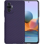 Techsuit - Carbonite FiberShell - Xiaomi Redmi Note 10 Pro / Note 10 Pro Max - Purple