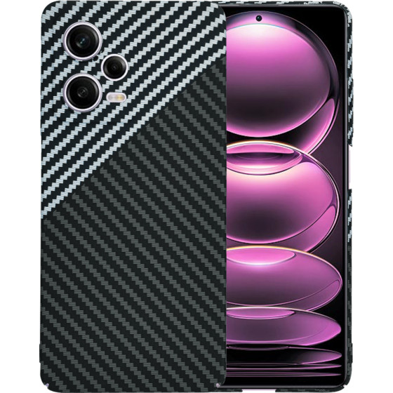 Techsuit - Carbonite FiberShell - Xiaomi Redmi Note 12 Pro 5G - Stealth Gray