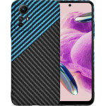 Techsuit - Carbonite FiberShell - Xiaomi Redmi Note 12S - Blue Pulse