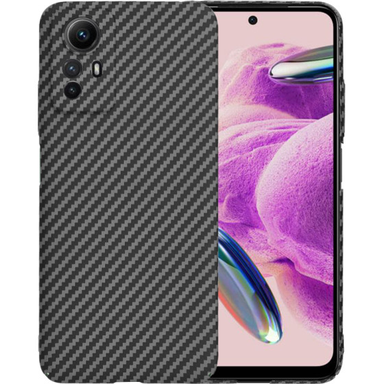 Techsuit - Carbonite FiberShell - Xiaomi Redmi Note 12S - Black