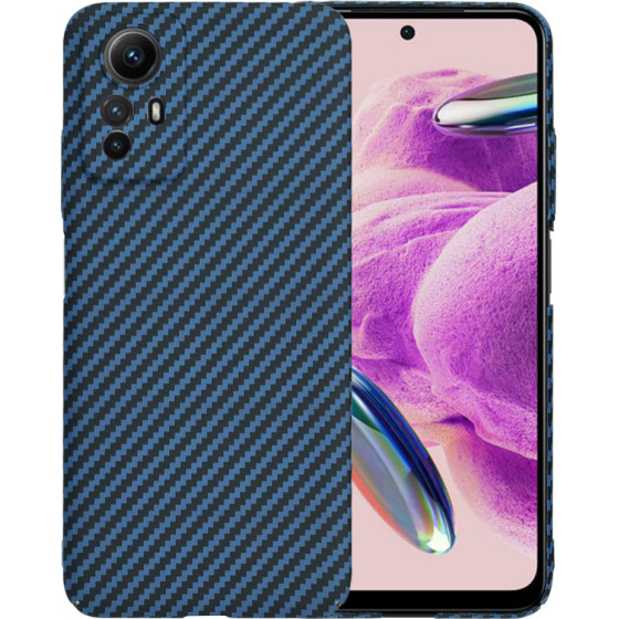 Techsuit - Carbonite FiberShell - Xiaomi Redmi Note 12S - Cyan