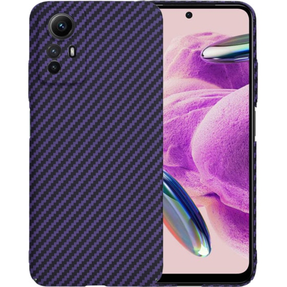 Techsuit - Carbonite FiberShell - Xiaomi Redmi Note 12S - Purple