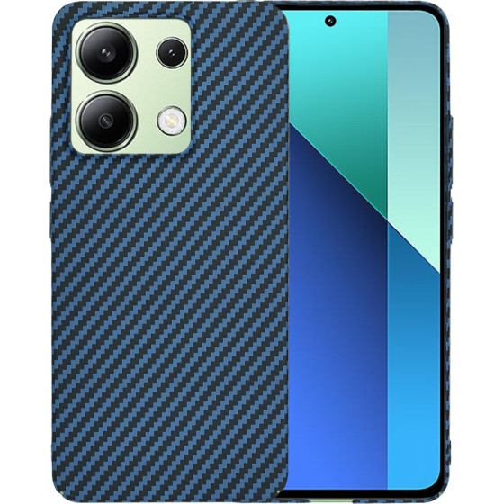 Techsuit - Carbonite FiberShell - Xiaomi Redmi Note 13 4G - Cyan