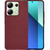 Techsuit - Carbonite FiberShell - Xiaomi Redmi Note 13 4G - Red