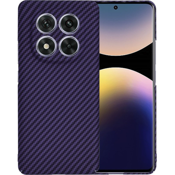Techsuit - Carbonite FiberShell - Xiaomi Redmi Note 14 Pro 5G / Poco X7 - Purple