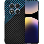 Techsuit - Carbonite FiberShell - Xiaomi Redmi Note 14 Pro 5G / Poco X7 - Blue Pulse