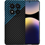 Techsuit - Carbonite FiberShell - Xiaomi Redmi Note 14 Pro+ 5G - Blue Pulse