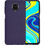 Techsuit - Carbonite FiberShell - Xiaomi Redmi Note 9S / Note 9 Pro / Note 9 Pro Max - Purple