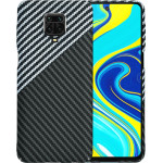Techsuit - Carbonite FiberShell - Xiaomi Redmi Note 9S / Note 9 Pro / Note 9 Pro Max - Stealth Gray