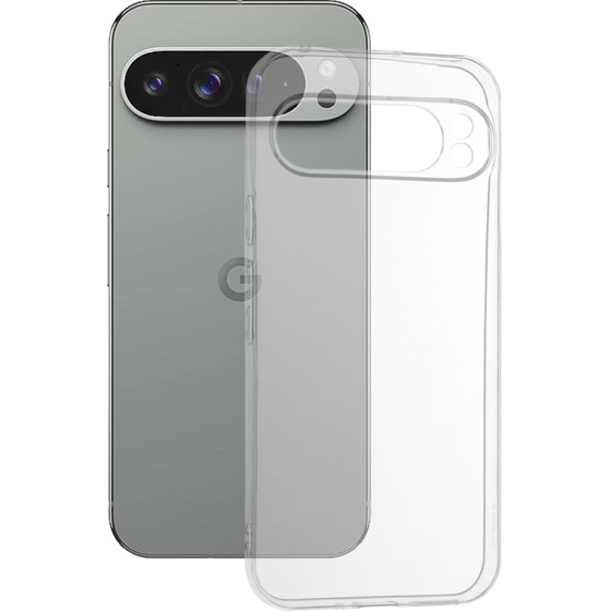 Techsuit - Clear Silicone - Google Pixel 9 Pro XL - Transparent