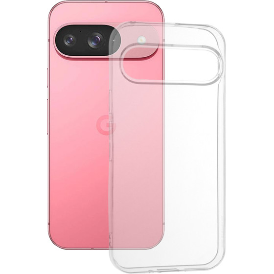 Techsuit - Clear Silicone - Google Pixel 9 / 9 Pro - Transparent