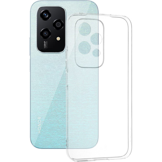 Techsuit - Clear Silicone - Honor 200 Lite - Transparent
