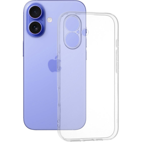 Techsuit - Clear Silicone - iPhone 16 - Transparent
