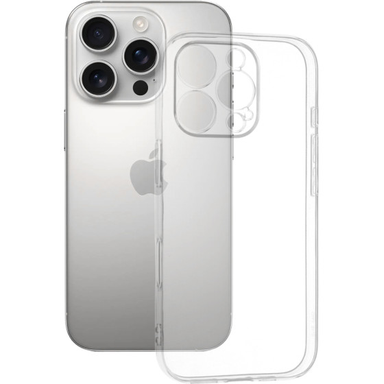 Techsuit - Clear Silicone - iPhone 16 Pro - Transparent