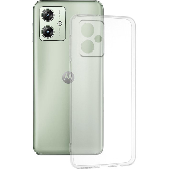 Techsuit - Clear Silicone - Motorola Moto G54 Power Edition / G64 - Transparent