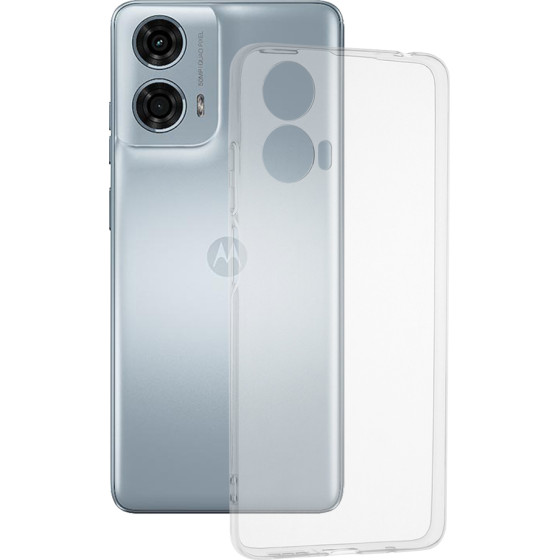 Techsuit - Clear Silicone - Motorola Moto G24 Power - Transparent