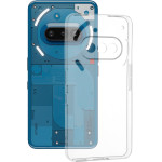 Techsuit - Clear Silicone - Nothing Phone (3a) - Transparent