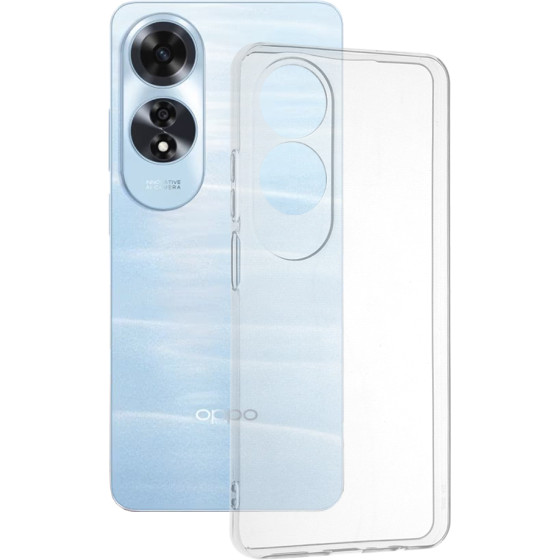 Techsuit - Clear Silicone - Oppo A60 4G - Transparent