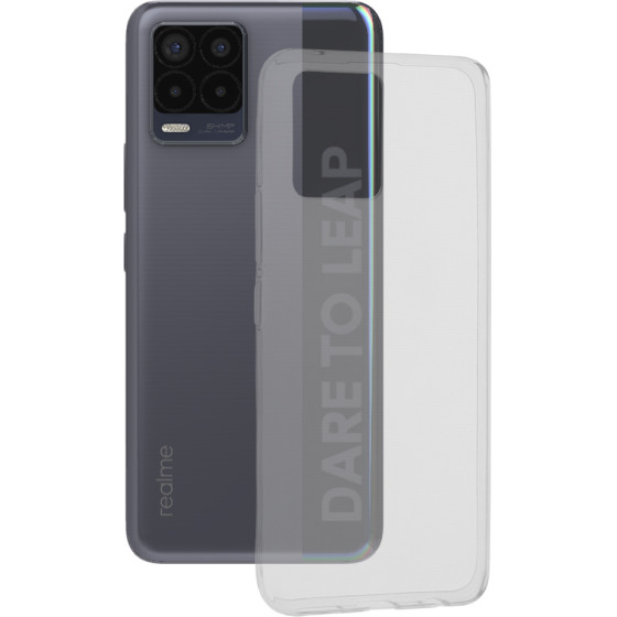 Techsuit - Clear Silicone - Realme 8 4G / 8 Pro 5G - Transparent