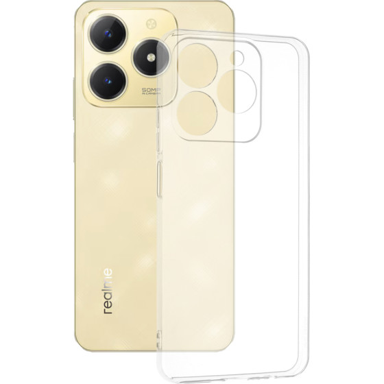 Techsuit - Clear Silicone - Realme C61 - Transparent