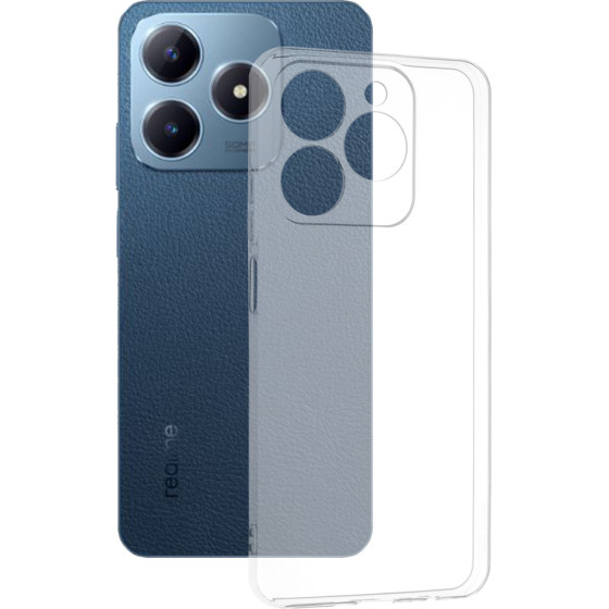 Techsuit - Clear Silicone - Realme C63 - Transparent