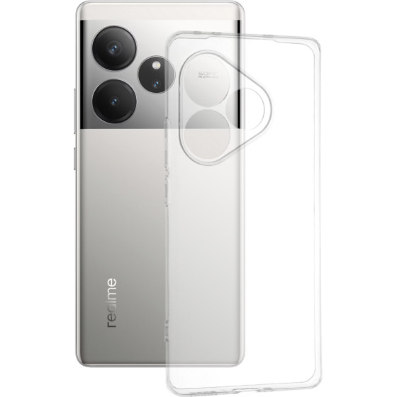 Techsuit - Clear Silicone - Realme GT 6 / GT 6T - Transparent