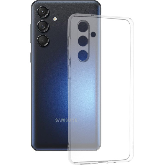 Techsuit - Clear Silicone - Samsung Galaxy M55 - Transparent