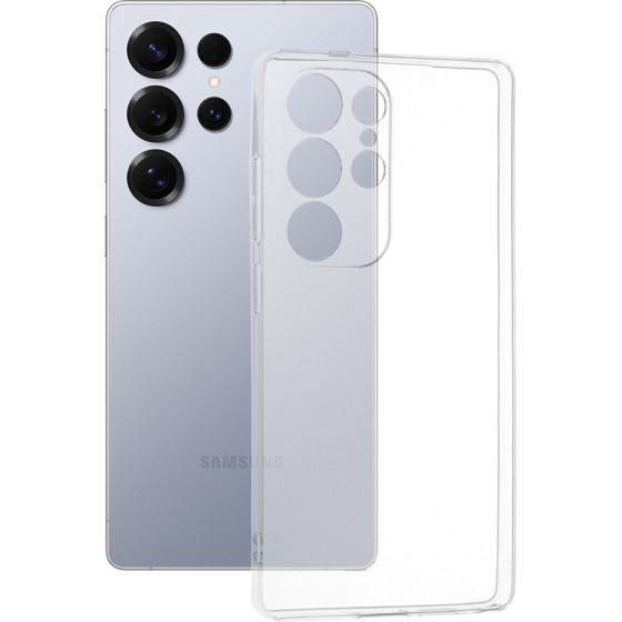 Techsuit - Clear Silicone - Samsung Galaxy S25 Ultra - Transparent