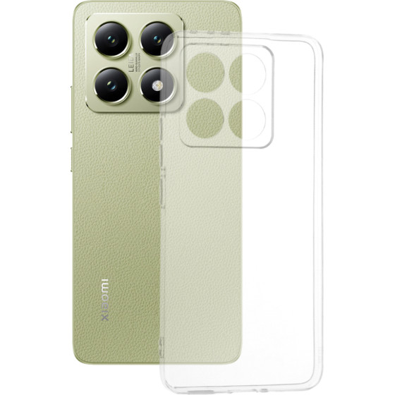 Techsuit - Clear Silicone - Xiaomi 14T - Transparent