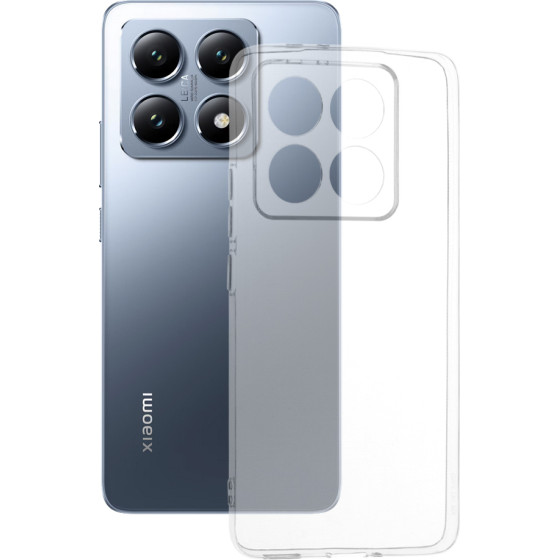 Techsuit - Clear Silicone - Xiaomi 14T Pro - Transparent