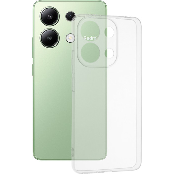 Techsuit - Clear Silicone - Xiaomi Redmi Note 13 4G - Transparent