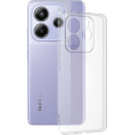 Techsuit - Clear Silicone - Xiaomi Redmi Note 14 5G - Transparent