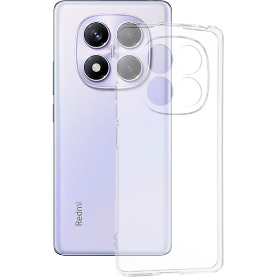 Techsuit - Clear Silicone - Xiaomi Redmi Note 14 Pro 4G / Poco F7 - Transparent