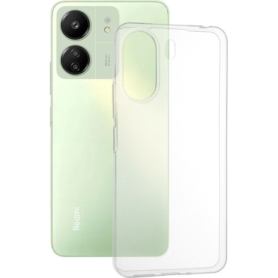 Techsuit - Clear Silicone [Camera Protection] - Xiaomi Redmi 13C 4G / Poco C65 - Transparent