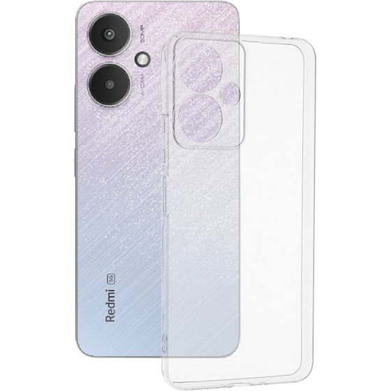 Techsuit - Clear Silicone [Camera Protection] - Xiaomi Redmi 13C 5G - Transparent