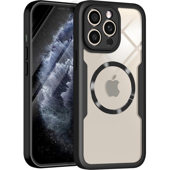 Techsuit - ColorVerse 360 MagSafe Series + Screen Protector - iPhone 11 Pro Max - Black