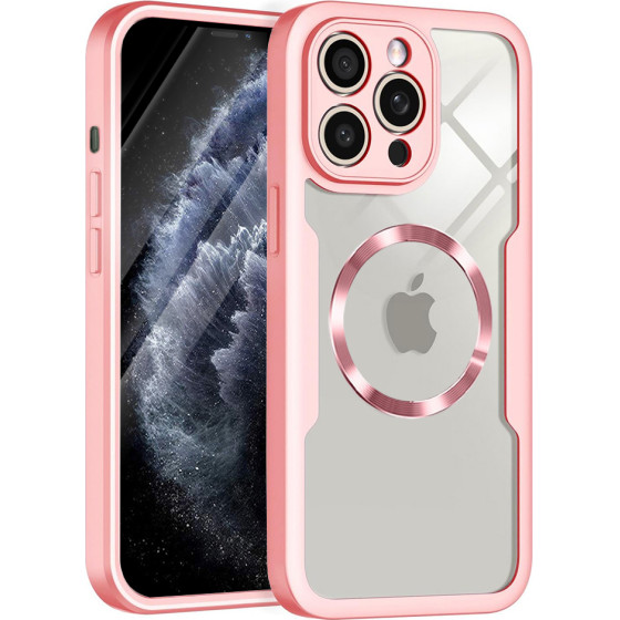 Techsuit - ColorVerse 360 MagSafe Series + Screen Protector - iPhone 11 Pro Max - Pink
