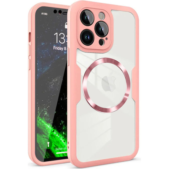 Techsuit - ColorVerse 360 MagSafe Series + Screen Protector - iPhone 12 Pro - Pink